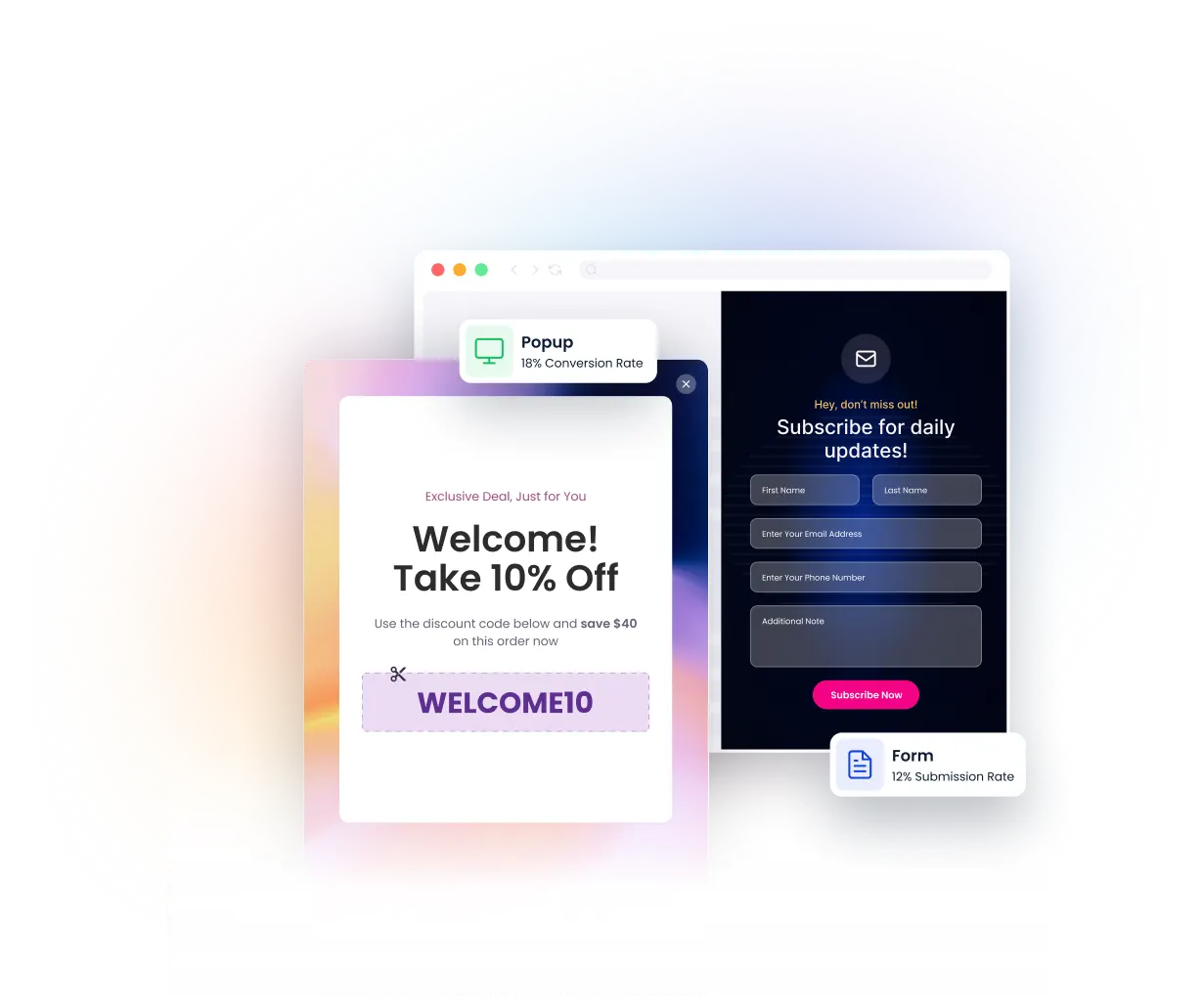 Popups & Forms