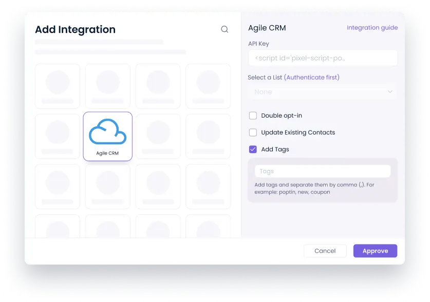 o agile-CRM integraciji