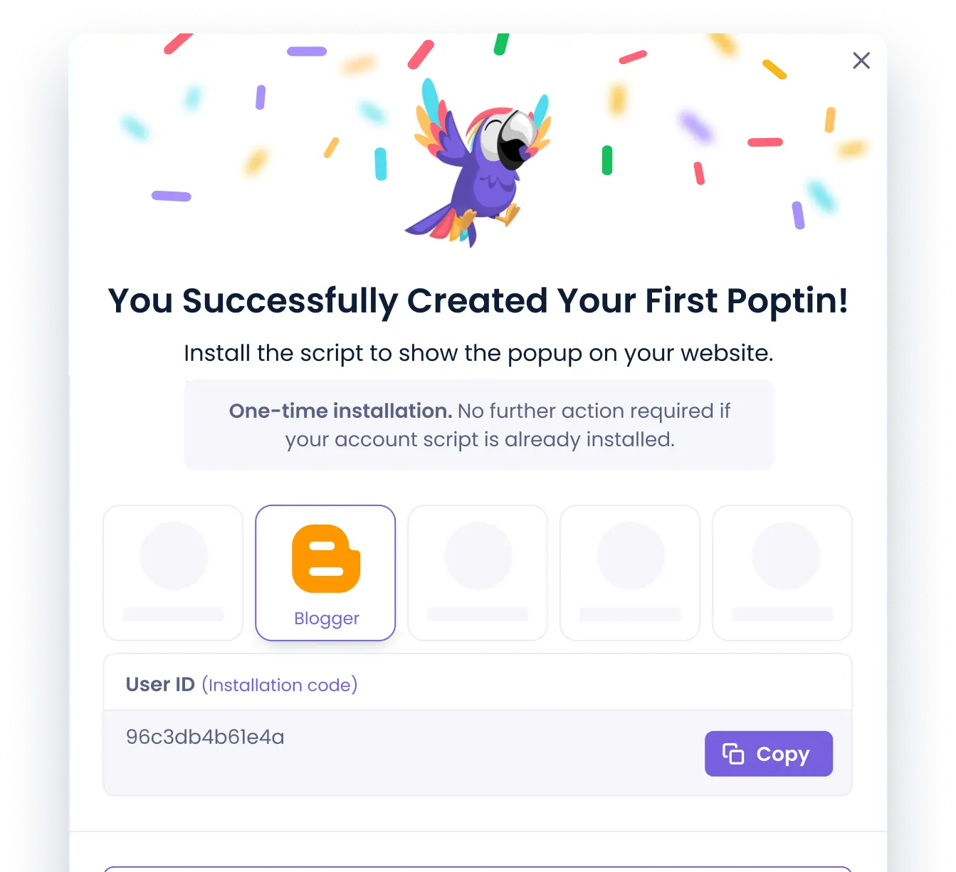 об интеграции с Blogger