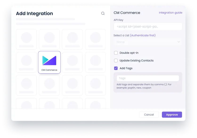 om cm-commerce-integration