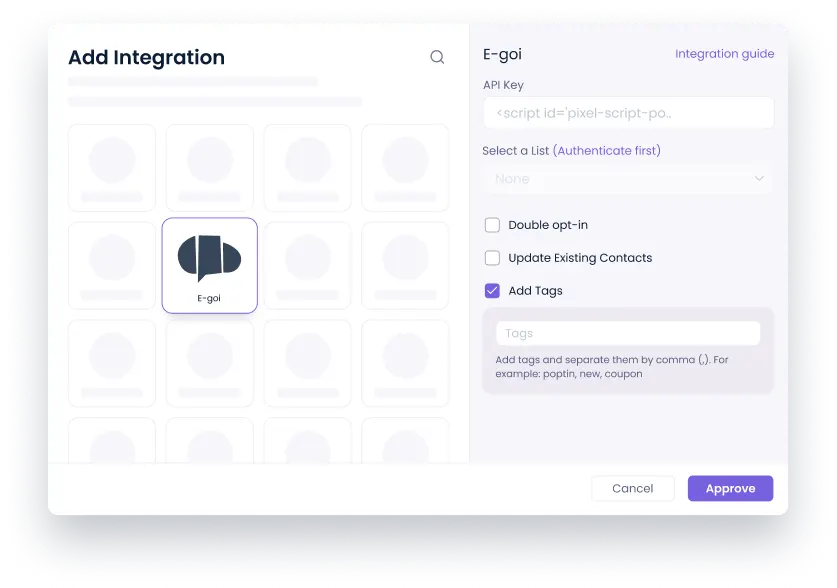 about e-goi integration