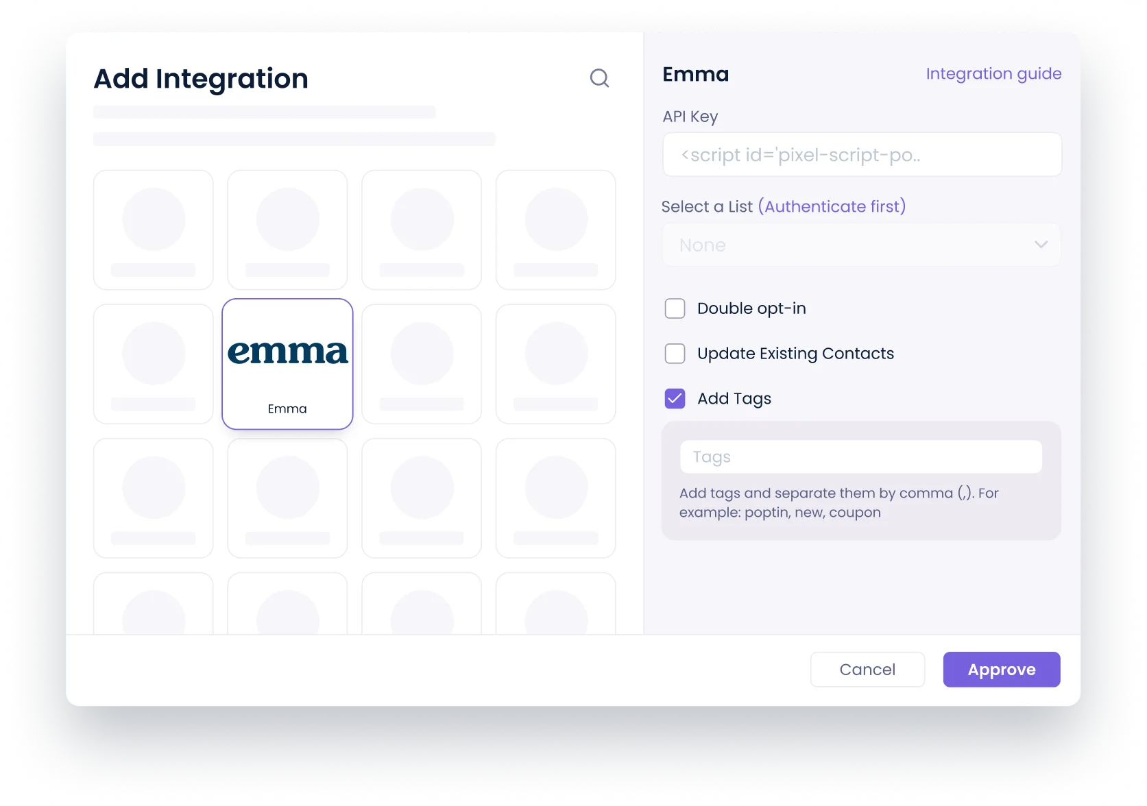 about emma integration