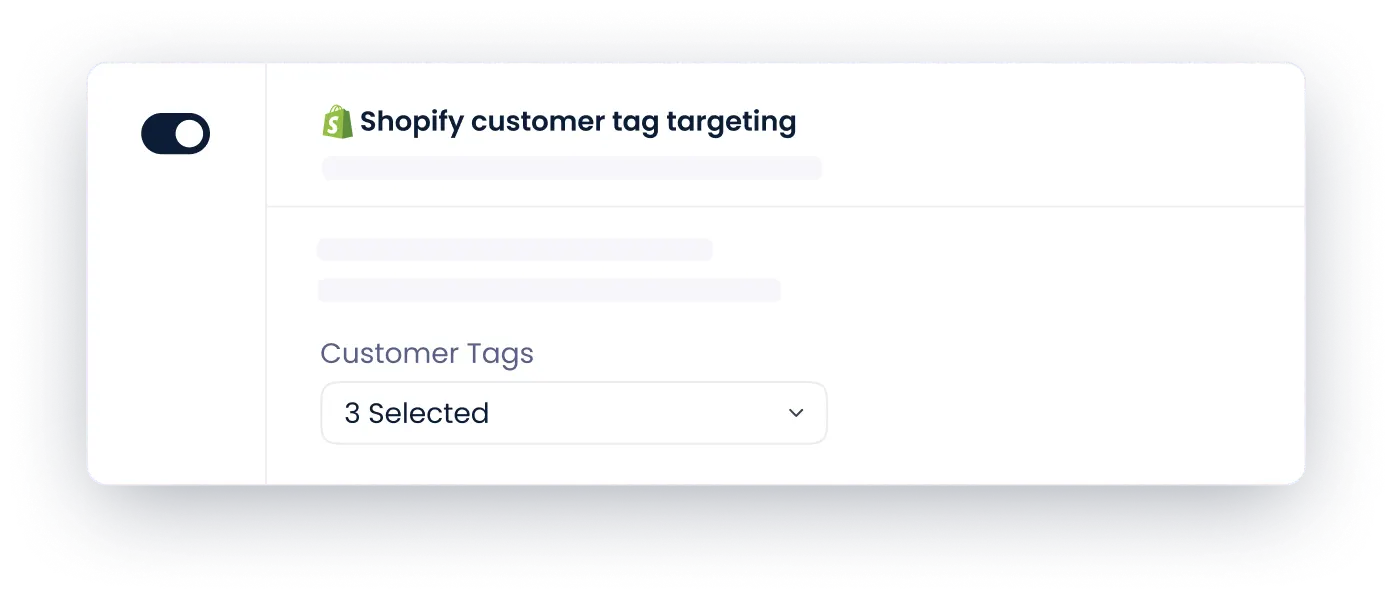 استهداف علامات عملاء Shopify